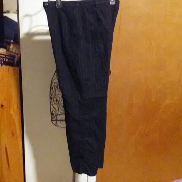 Pin Striped Wool Pants - Picture 1 of 3